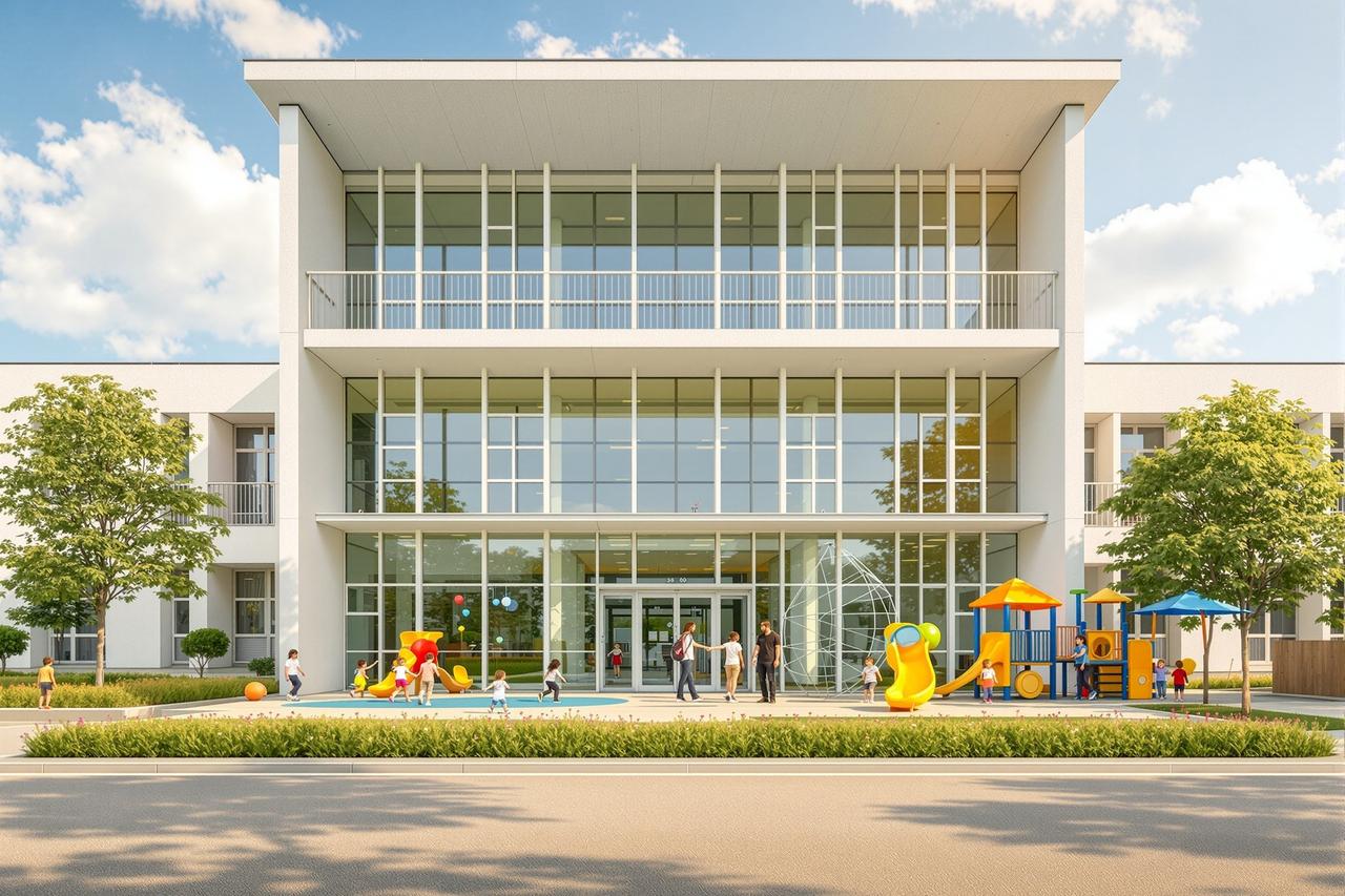 黑料小报 - 学区房政策大变局，现代学校建筑和操场